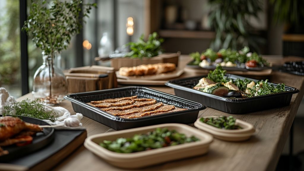 Barquette biodégradable : une solution écoresponsable pour l'emballage durable